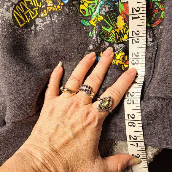 Walt Disney World Hoodie PULLOVER Mens SIZE M Grey HUGE GRAPHIC MICKEY MOUSE - Picture 7 of 10